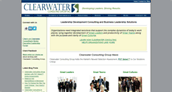 Desktop Screenshot of clearwater-consulting.com